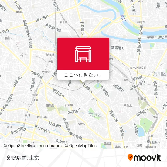 巣鴨駅前地図