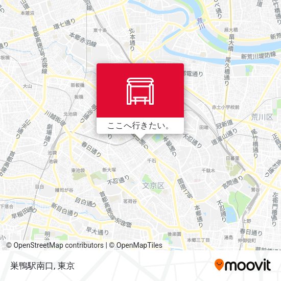巣鴨駅南口地図