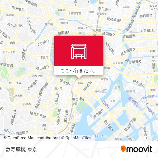 数寄屋橋地図
