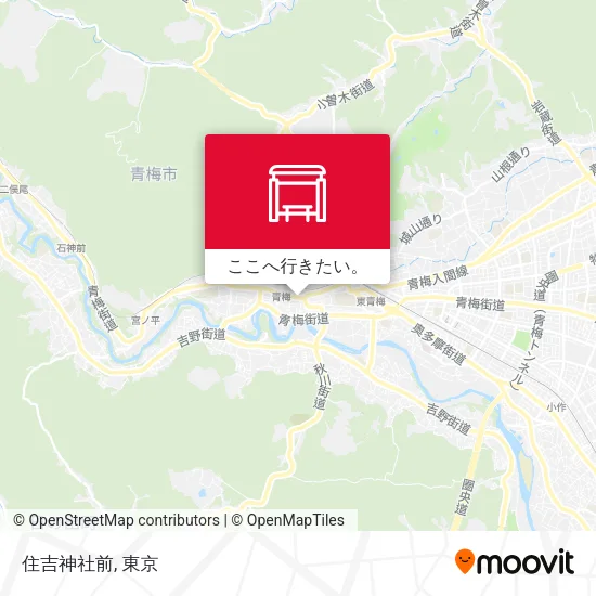 住吉神社前地図