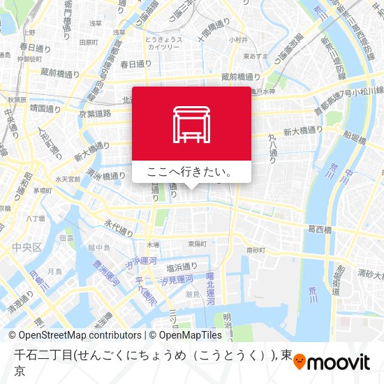 千石二丁目(せんごくにちょうめ（こうとうく）)地図