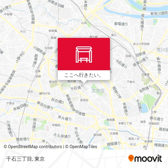 千石三丁目地図