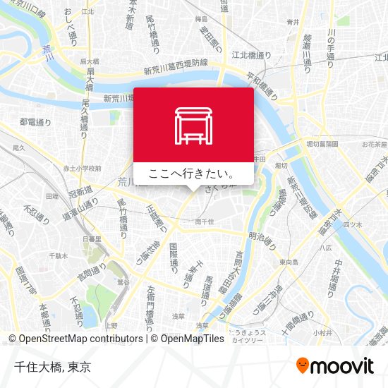 千住大橋地図