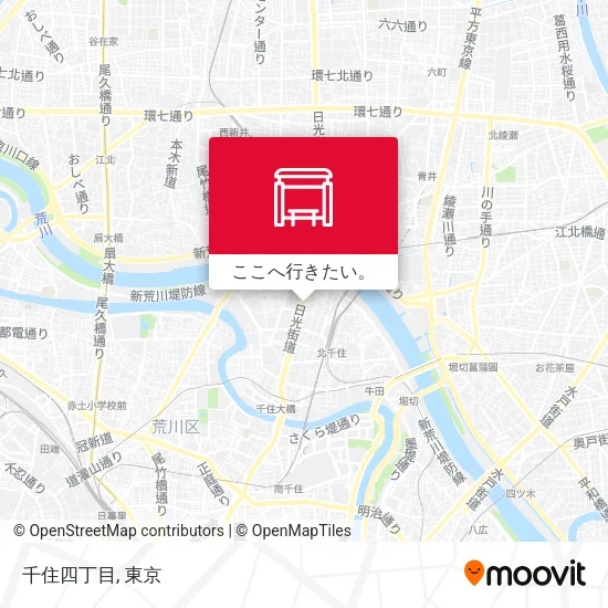 千住四丁目地図