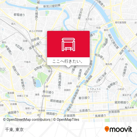 千束地図