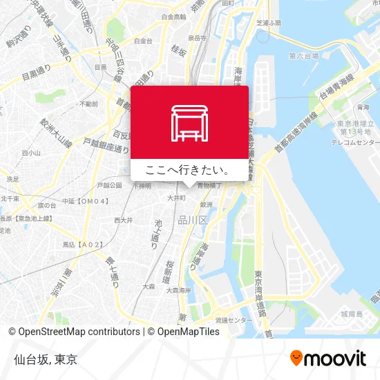 仙台坂地図