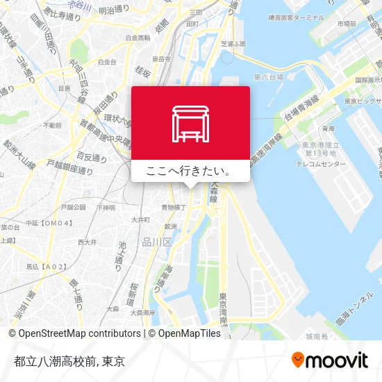 都立八潮高校前地図