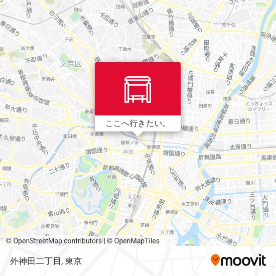 外神田二丁目地図