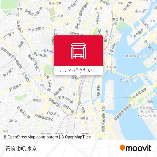 高輪北町地図