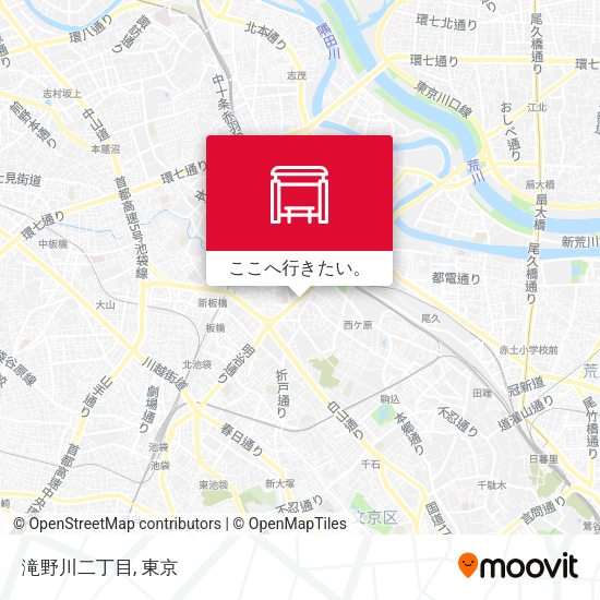 滝野川二丁目地図