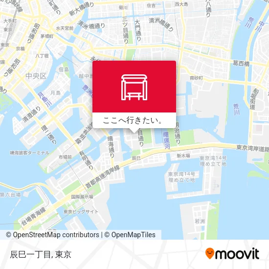 辰巳一丁目地図