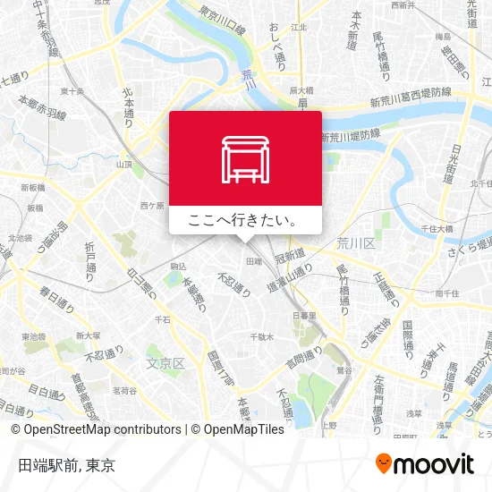 田端駅前地図
