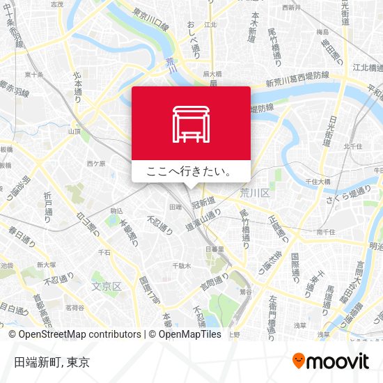 田端新町地図