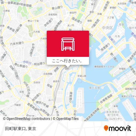 田町駅東口地図