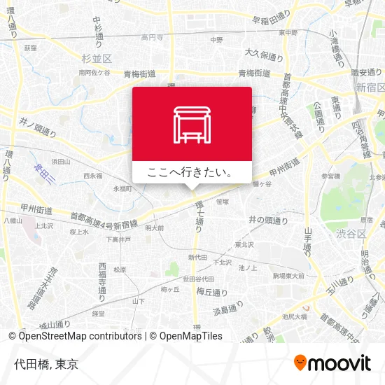 代田橋地図