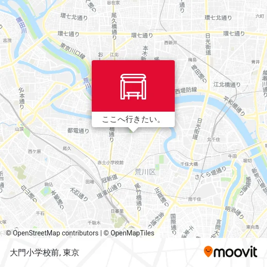 大門小学校前地図