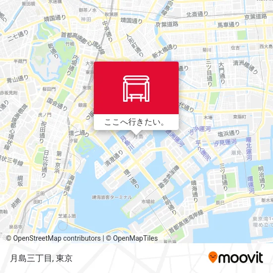 月島三丁目地図