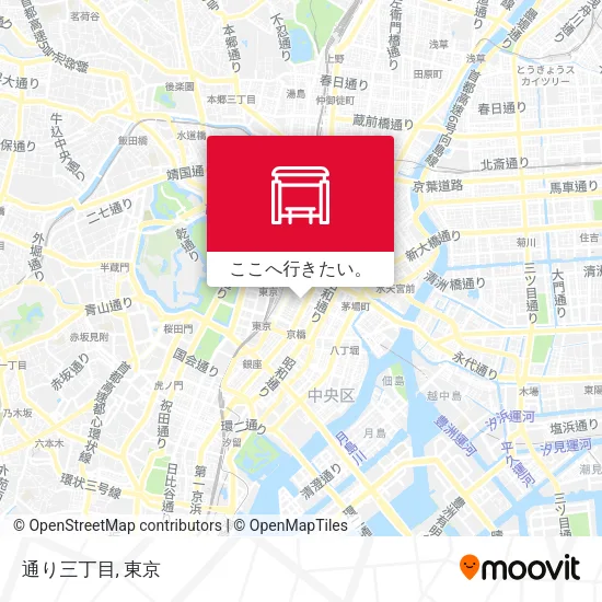 通り三丁目地図