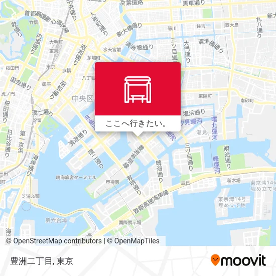 豊洲二丁目地図