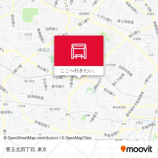 豊玉北四丁目地図