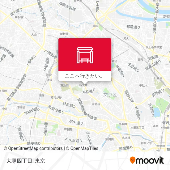 大塚四丁目地図