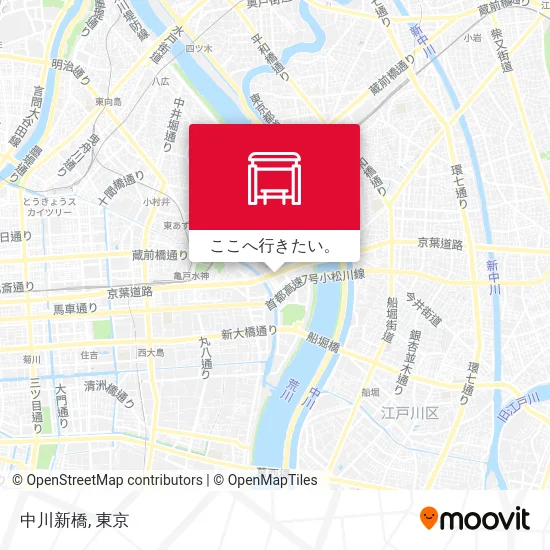 中川新橋地図
