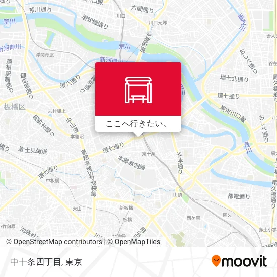 中十条四丁目地図