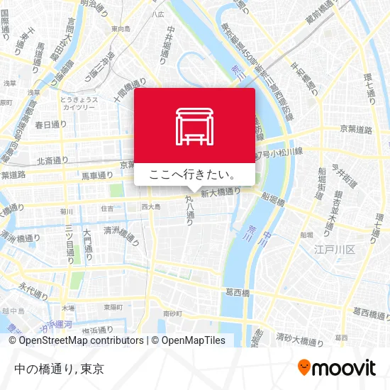 中の橋通り地図