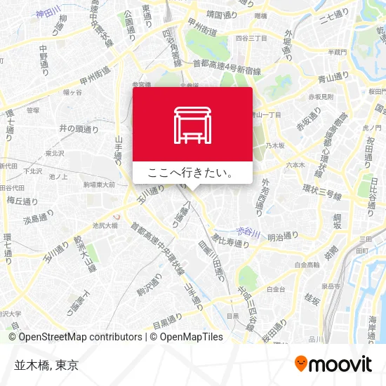 並木橋地図
