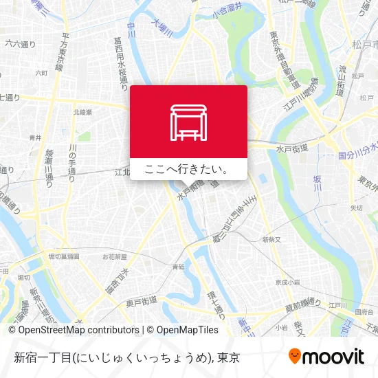 新宿一丁目(にいじゅくいっちょうめ)地図