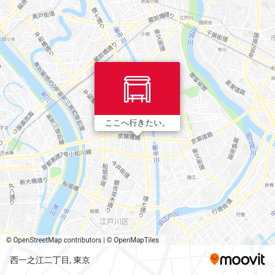 西一之江二丁目地図