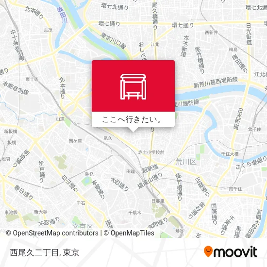 西尾久二丁目地図