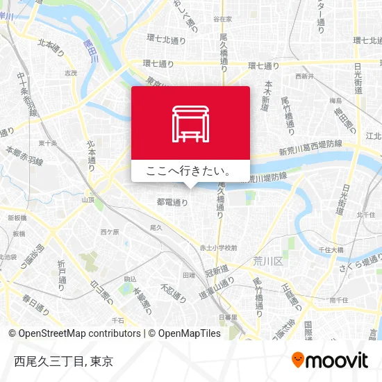 西尾久三丁目地図