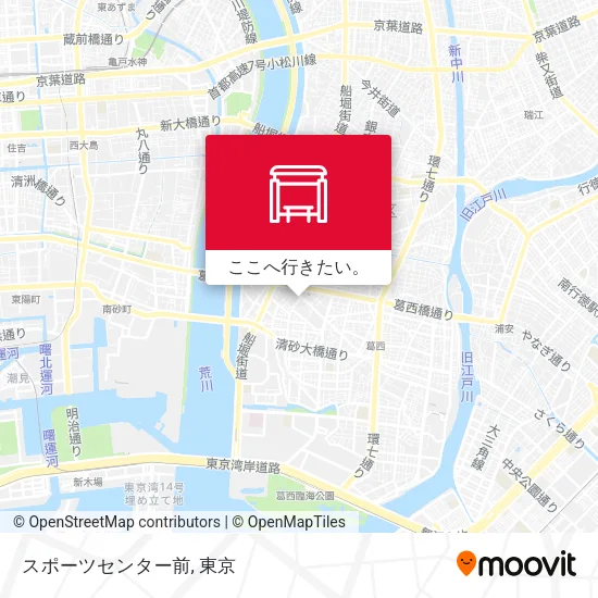 スポーツセンター前地図