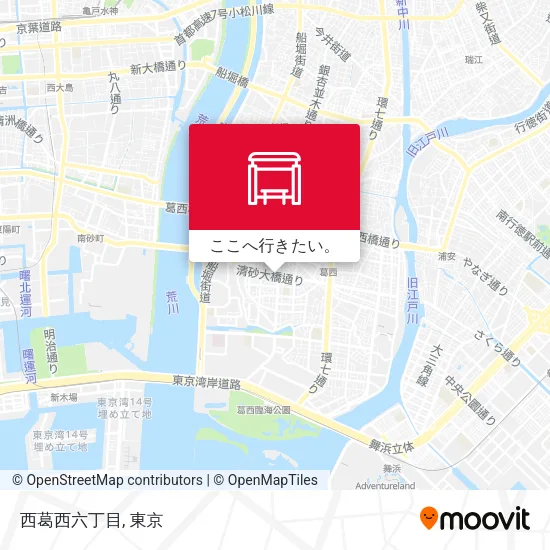 西葛西六丁目地図
