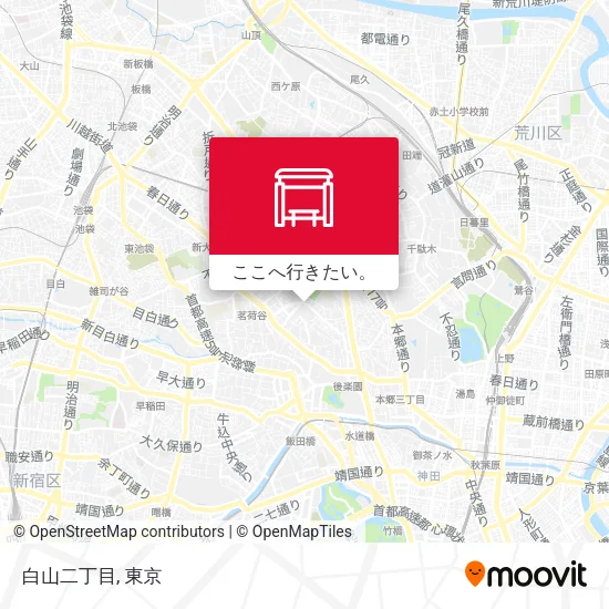 白山二丁目地図