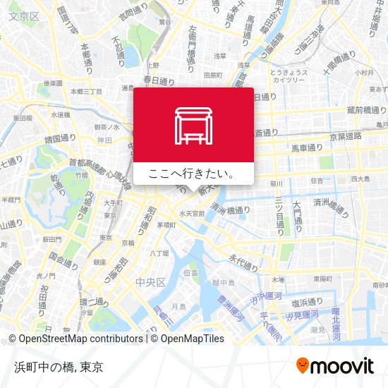 浜町中の橋地図