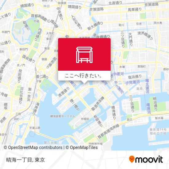晴海一丁目地図