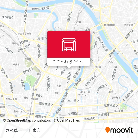 東浅草一丁目地図