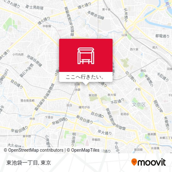 東池袋一丁目地図