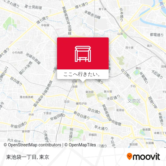 東池袋一丁目地図