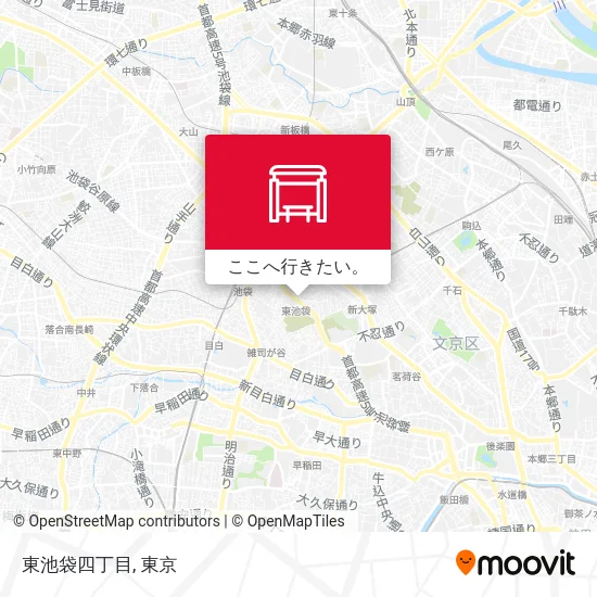 東池袋四丁目地図