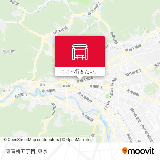東青梅五丁目地図
