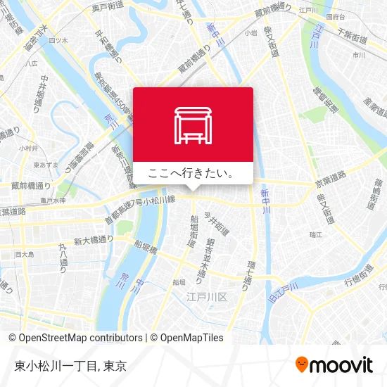 東小松川一丁目地図