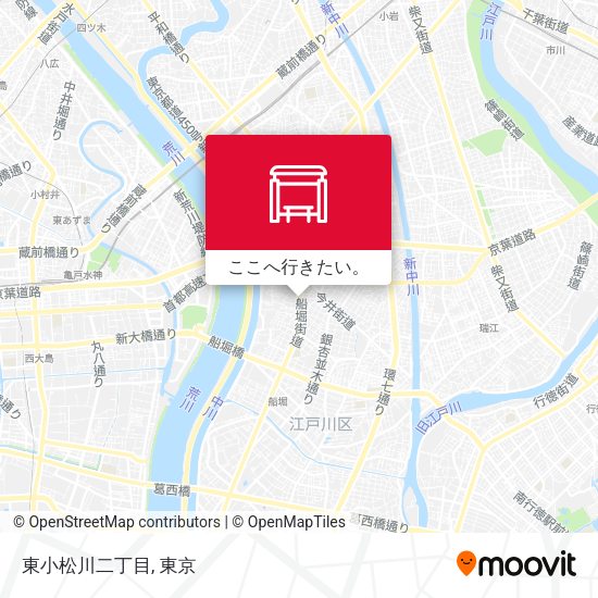 東小松川二丁目地図