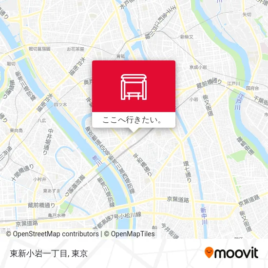 東新小岩一丁目地図