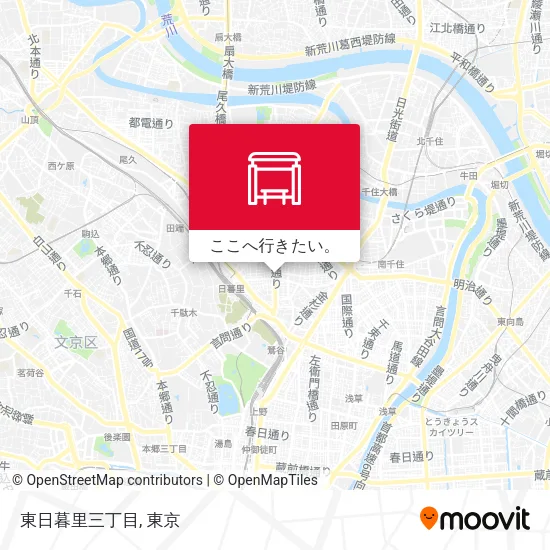 東日暮里三丁目地図