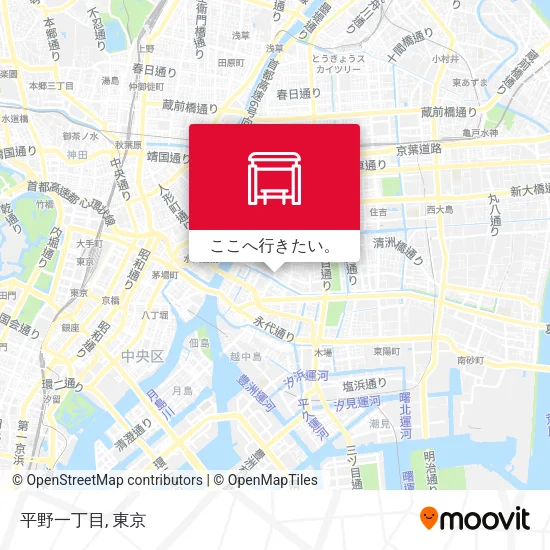 平野一丁目地図