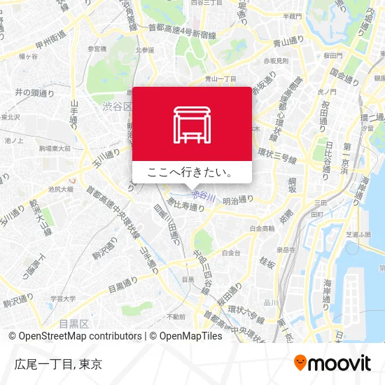 広尾一丁目地図