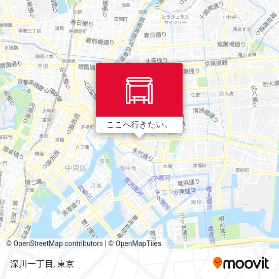 深川一丁目地図